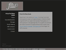 Tablet Screenshot of fit-up.be